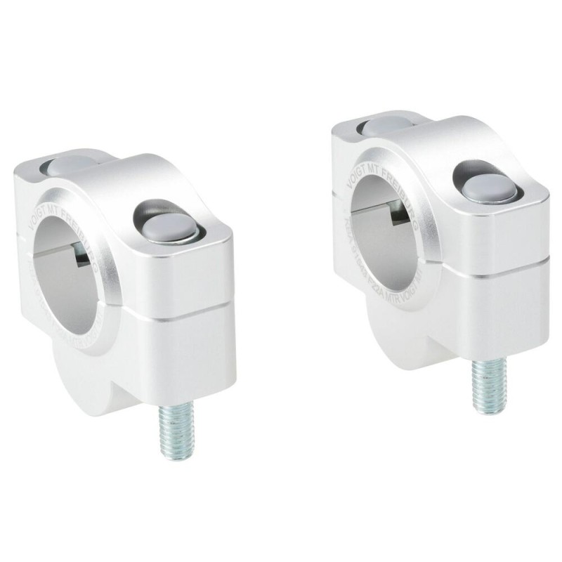 Voigt-MT handlebar risers 20mm | KTM 890 Adventure / L / R / Rally 21- silver anodized