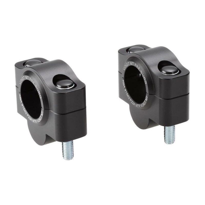 Voigt-MT Stuurverhogers 20mm | Moto Guzzi V85TT ´19- zwart