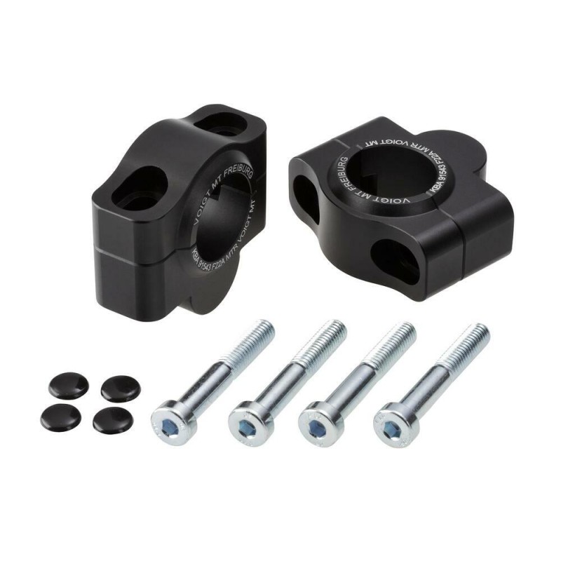 Voigt-MT Stuurverhogers 20mm | Moto Guzzi V85TT ´19- zwart