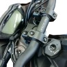 Voigt-MT Handlebar risers 30mm with offset 21mm | Moto Guzzi V85TT ´19-> black anodized