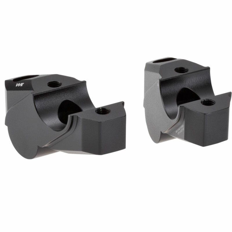 Voigt-MT Handlebar risers 30mm with offset 25mm | Yamaha XSR 900 from 2015 black anodized