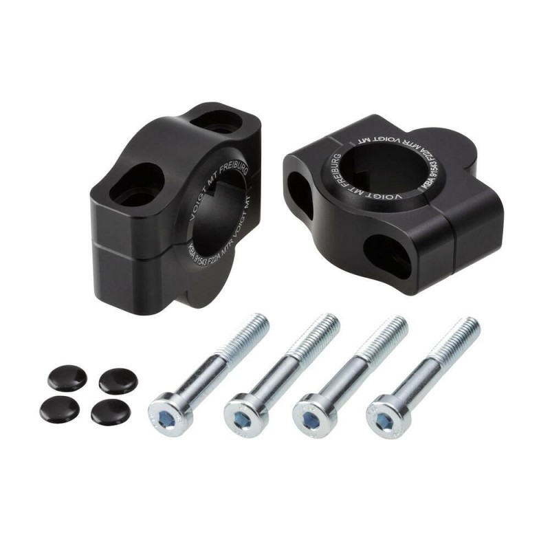 Voigt-MT Handlebar risers 20mm | Yamaha MT-09 2021-> black anodized