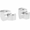 Voigt-MT Handlebar risers 30mm with offset 25mm | Yamaha XT 1200 Z Super Ténéré (DP04 & DP07) 2013-2020 silver anodized