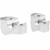 Voigt-MT Handlebar risers 30mm with offset 25mm | Yamaha XJR 1300 (RP19) 15-16 silver anodized
