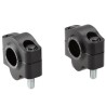 Voigt-MT Handlebar risers 20mm | Kawasaki Z125 17- black anodized