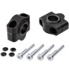 Voigt-MT Handlebar risers 20mm | Kawasaki Z125 17- black anodized