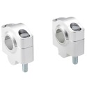 Voigt-MT Handlebar risers 25mm | Kawasaki Z125 17- silver anodized
