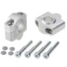 Voigt-MT Handlebar risers 25mm | Kawasaki Z125 17- silver anodized