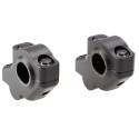 Voigt-MT Handlebar risers with offset | Kawasaki Z125 17- black anodized