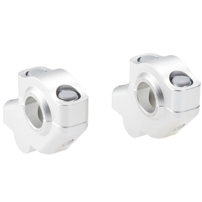 Voigt-MT Stuurverhogers (verspringing) | Kawasaki Z125 17- zilver