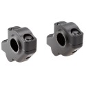 Voigt-MT Handlebar risers with offset | Kawasaki Z 400 2018-> black anodized