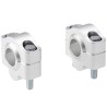 Voigt-MT Handlebar risers 20mm | Kawasaki Z650RS silver anodized