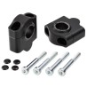 Voigt-MT Handlebar risers 30mm | Kawasaki Z650RS black anodized