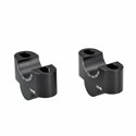 Voigt-MT Handlebar riser 25mm | handlebars with Ø 25,4mm (1 inch) with TÜV certificate black anodized