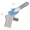 Voigt-MT handlebar riser with offset | Benelli Tornado 600 S (P25) 13-16