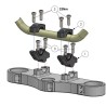 Voigt-MT handlebar riser with offset | Benelli Leoncino Trail 500 (P18) 18-
