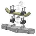 Voigt-MT Stuurverhogers conversie Fat-Bar (ø28.6mm) 20mm riser | Beta Motor ALP 200 08-17