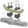 Voigt-MT Stuurverhogers 30mm | Ducati M 620 Monster i.E. (M 4) 01-05