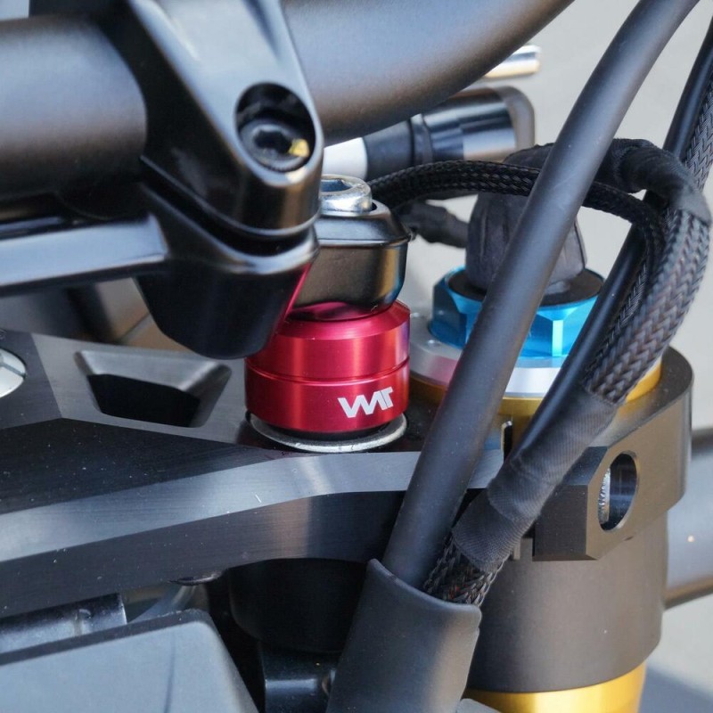 Voigt-MT handlebar riser 20mm | Ducati Streetfighter V4, V4S black anodized