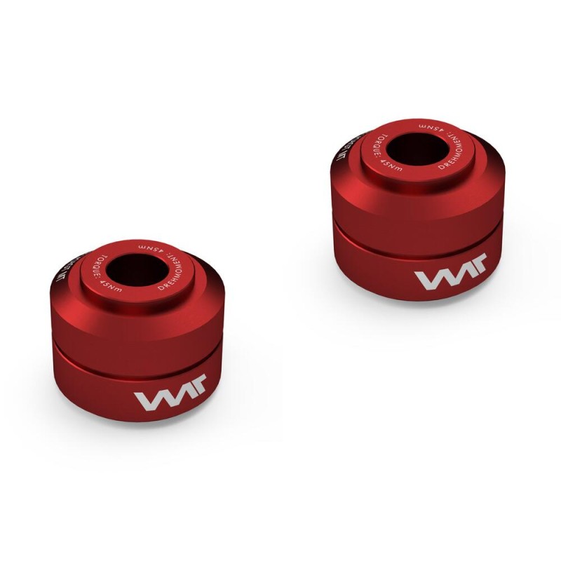 Voigt-MT handlebar riser 20mm | Ducati Streetfighter V4, V4S red anodized
