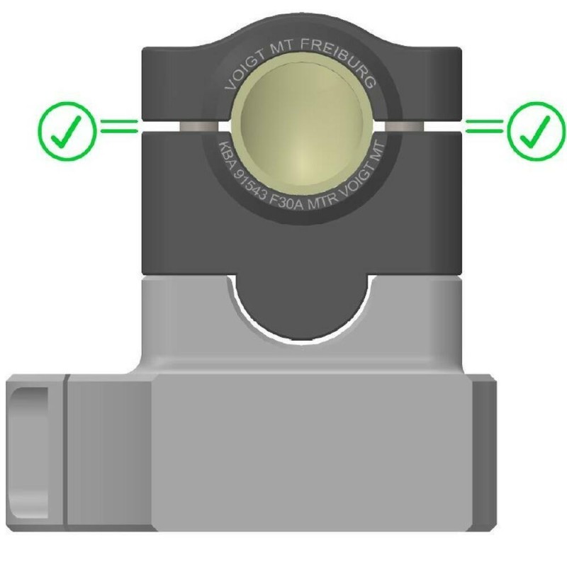 Voigt-MT Stuurverhogers 30mm | Fantic Motor Caballero 125 (FC12) 18-