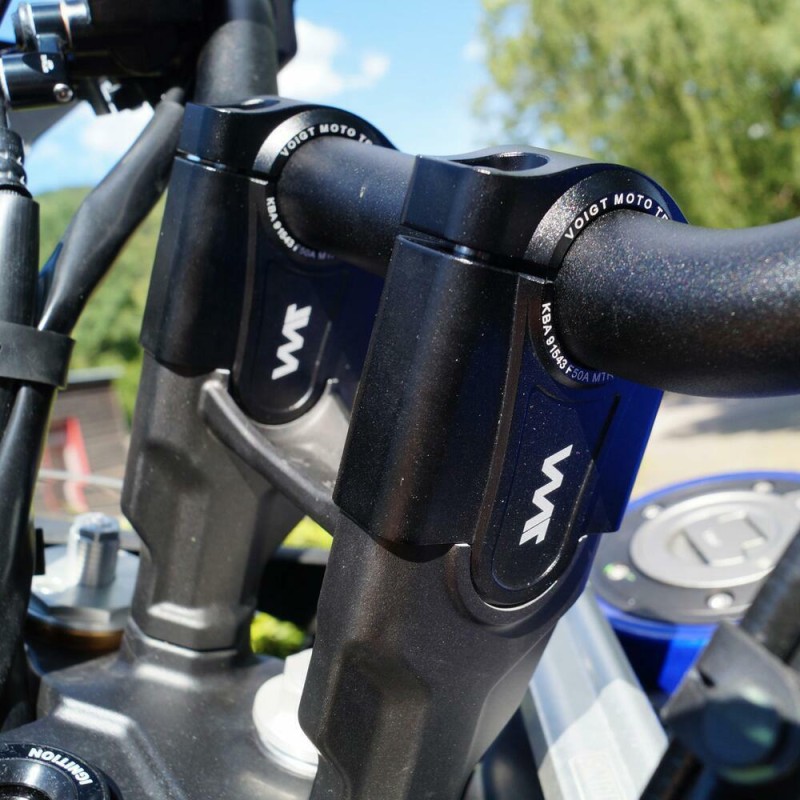 Voigt-MT Stuurverhogers 50mm | handlebars with Ø 28mm with TÜV certificate zwart