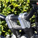 Voigt-MT Handlebar riser 50mm | handlebars with Ø 28mm with TÜV certificate silver anodized