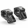 Voigt-MT Handlebar adapter with offset to Fat-Bar from 22.2mm (7/8 ) to 28.6mm (1 1/8 ) handlebar with ABE certificate black ano