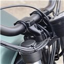 Voigt-MT Handlebar adapter with offset to Fat-Bar from 22.2mm (7/8 ) to 28.6mm (1 1/8 ) handlebar with ABE certificate black ano