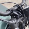 Voigt-MT Handlebar adapter with offset to Fat-Bar from 22.2mm (7/8 ) to 28.6mm (1 1/8 ) handlebar with ABE certificate black ano