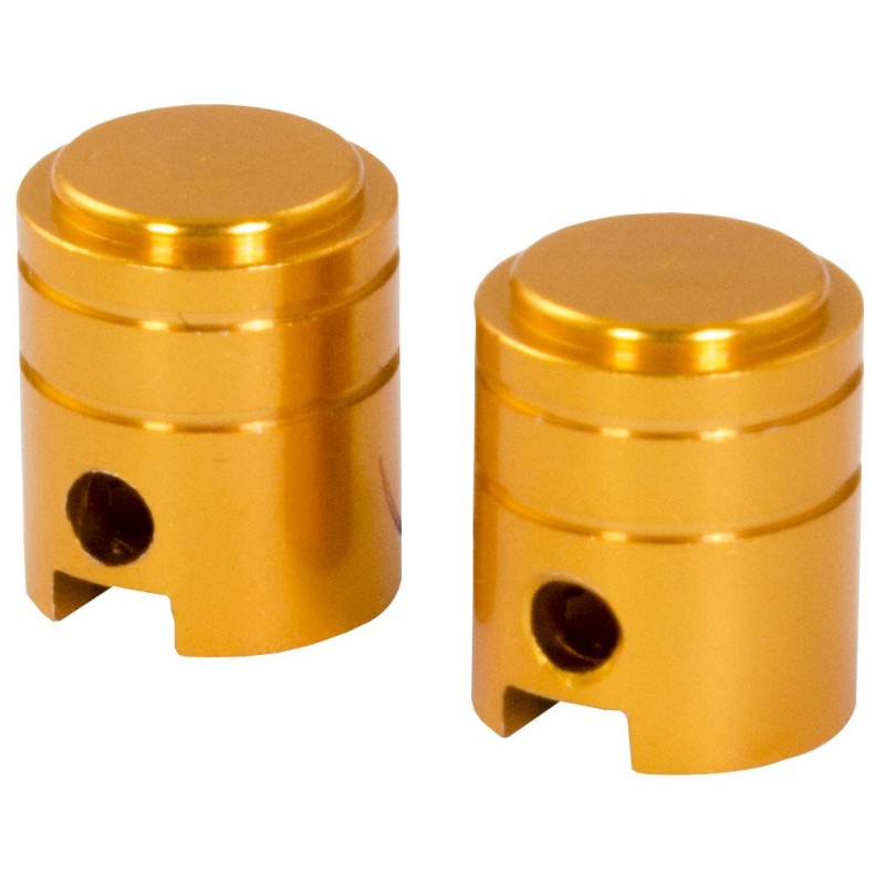 Bike-It Ventieldoppen Small Piston goud