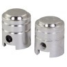 Bike-It Ventieldoppen Small Piston zilver