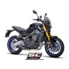 SC-Project uitlaatsysteem 3-1 STR-1 zwart/zilver | Yamaha MT-09 EURO5