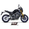 SC-Project uitlaatsysteem 3-1 STR-1 zwart/zilver | Yamaha MT-09 EURO5