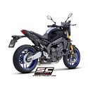 SC-Project uitlaatsysteem 3-1 STR-1 zwart/zilver | Yamaha MT-09 EURO5