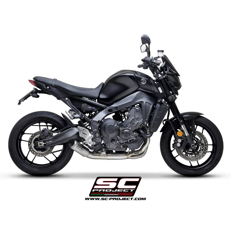 SC-Project uitlaatsysteem 3-1 S1 zilver | Yamaha MT-09