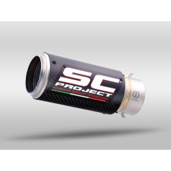 SC-Project Exhaust system 3-1 CR-T silver | Yamaha MT-09