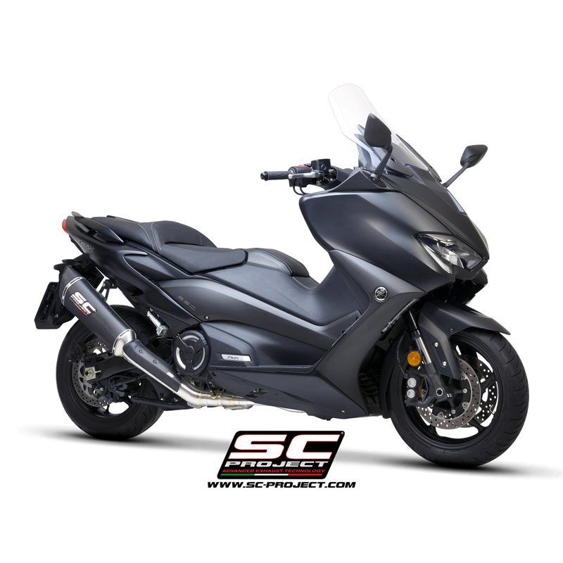 SC-Project Ful Exhaust System 2-1 SC1-R carbon | Yamaha T-Max 560