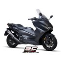 SC-Project Ful Exhaust System 2-1 SC1-R black/carbon | Yamaha T-Max 560