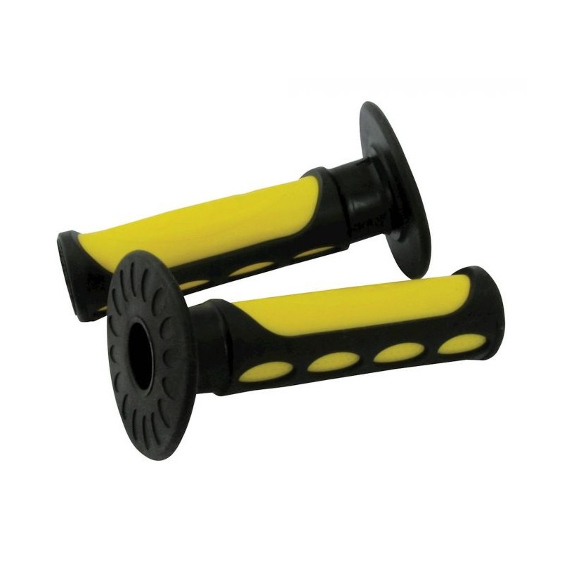 Bike It 2-Tone MX Grips geel