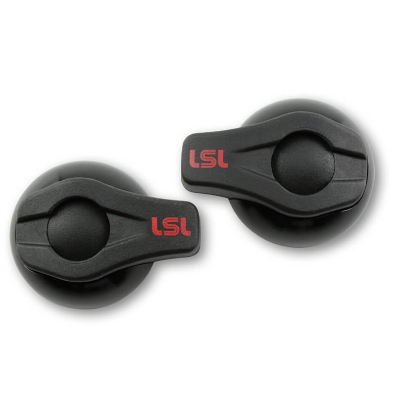LSL Crash Pads® Classic (aluminium) zwart