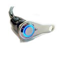 KM-Parts Switch on/off Stainless Steel LED blue