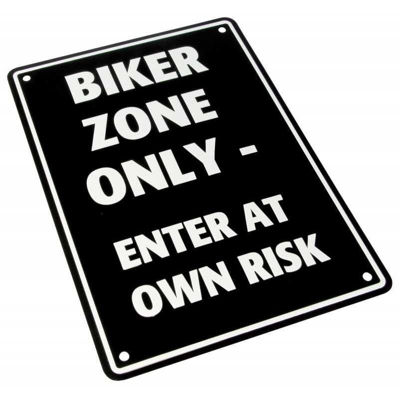 Parking Sign "Biker Zone Only"