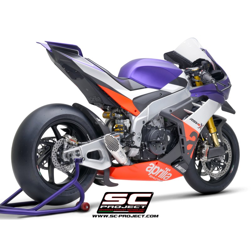 SC-Project Uitlaatdemper GP-22 titanium Aprilia RSV4 Xtrenta