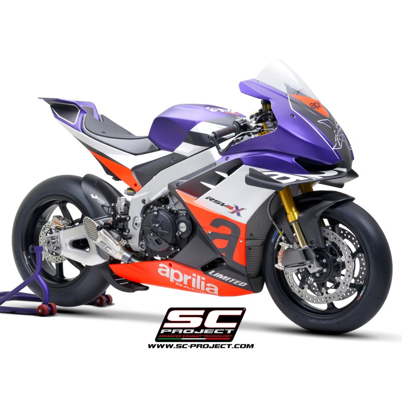 SC-Project Uitlaatdemper GP-22 titanium Aprilia RSV4 Xtrenta