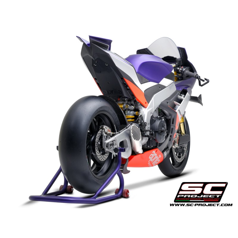 SC-Project Uitlaatdemper GP-22 titanium Aprilia RSV4 Xtrenta