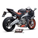 SC-Project Uitlaatsysteem 3-1 S1 zilver | Aprilia RS660