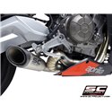 SC-Project Uitlaatsysteem 3-1 S1 zilver | Aprilia RS660