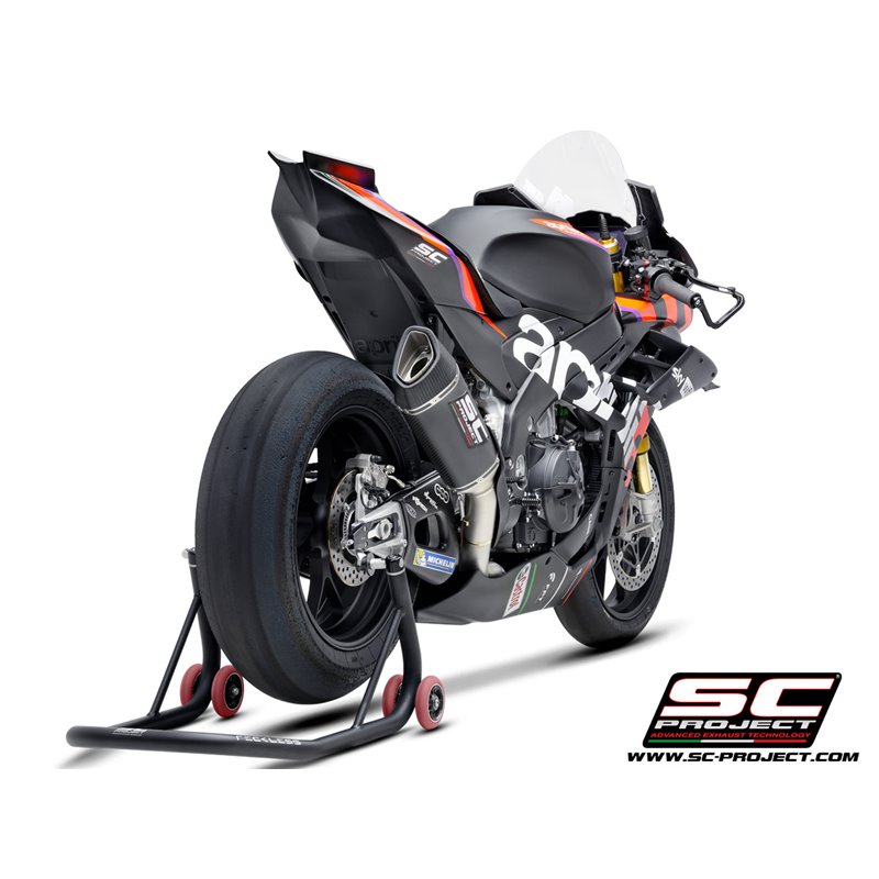 SC-Project Full Exhaust System 4-2-1 SC1-R Carbon | Aprilia RSV4