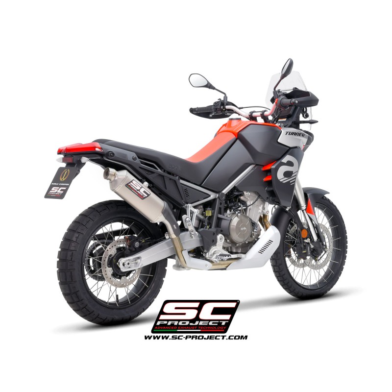 SC-Project Exhaust Rally Raid titanium | Aprilia Tuareg 660